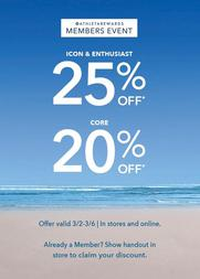 Athleta members event sale. 