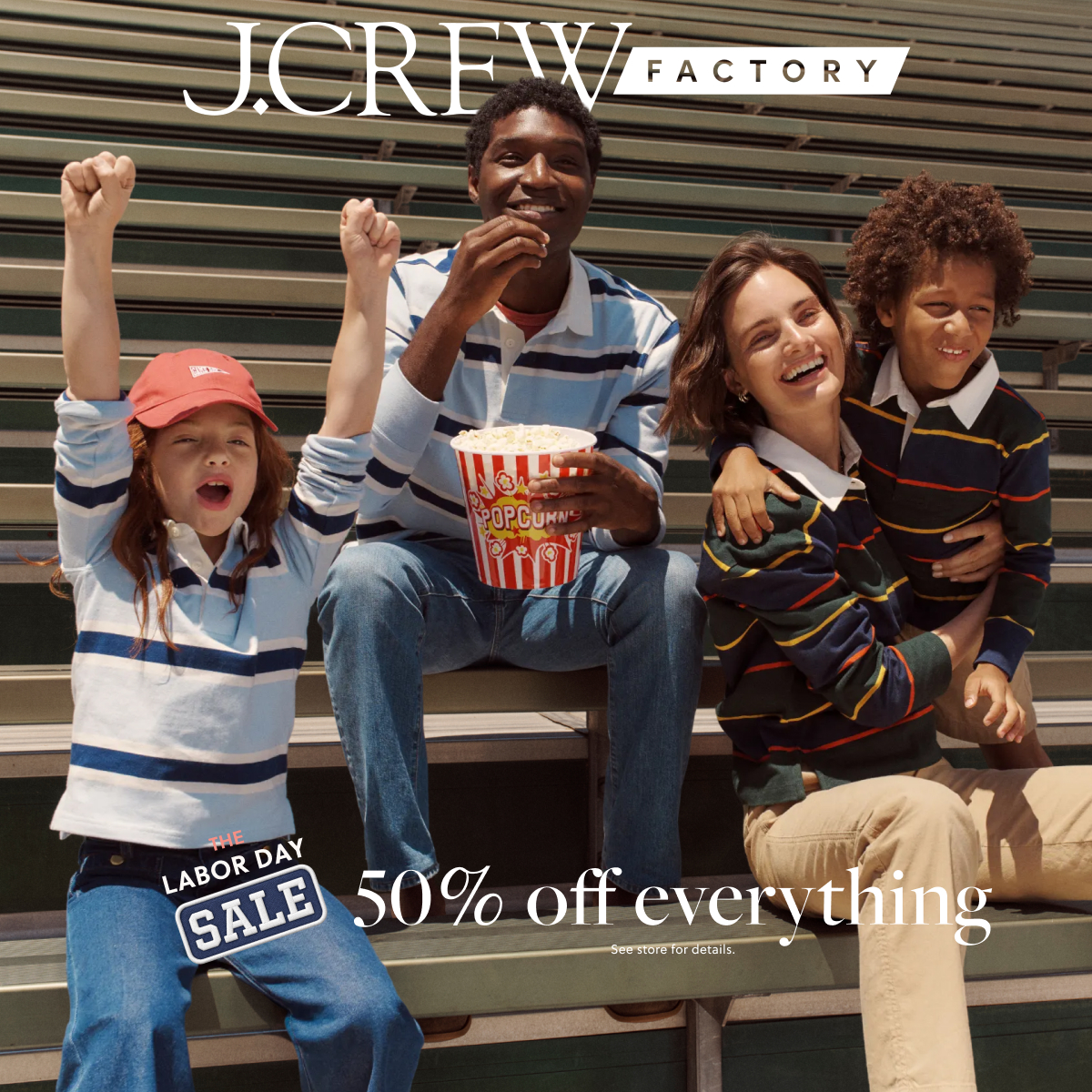 Shop 50% off storewide at J.Crew Factory icon